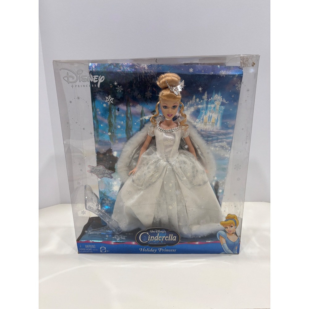 Disney Princess Holiday Princess Cinderella Special Edition Doll Mattel 2005 NIB
